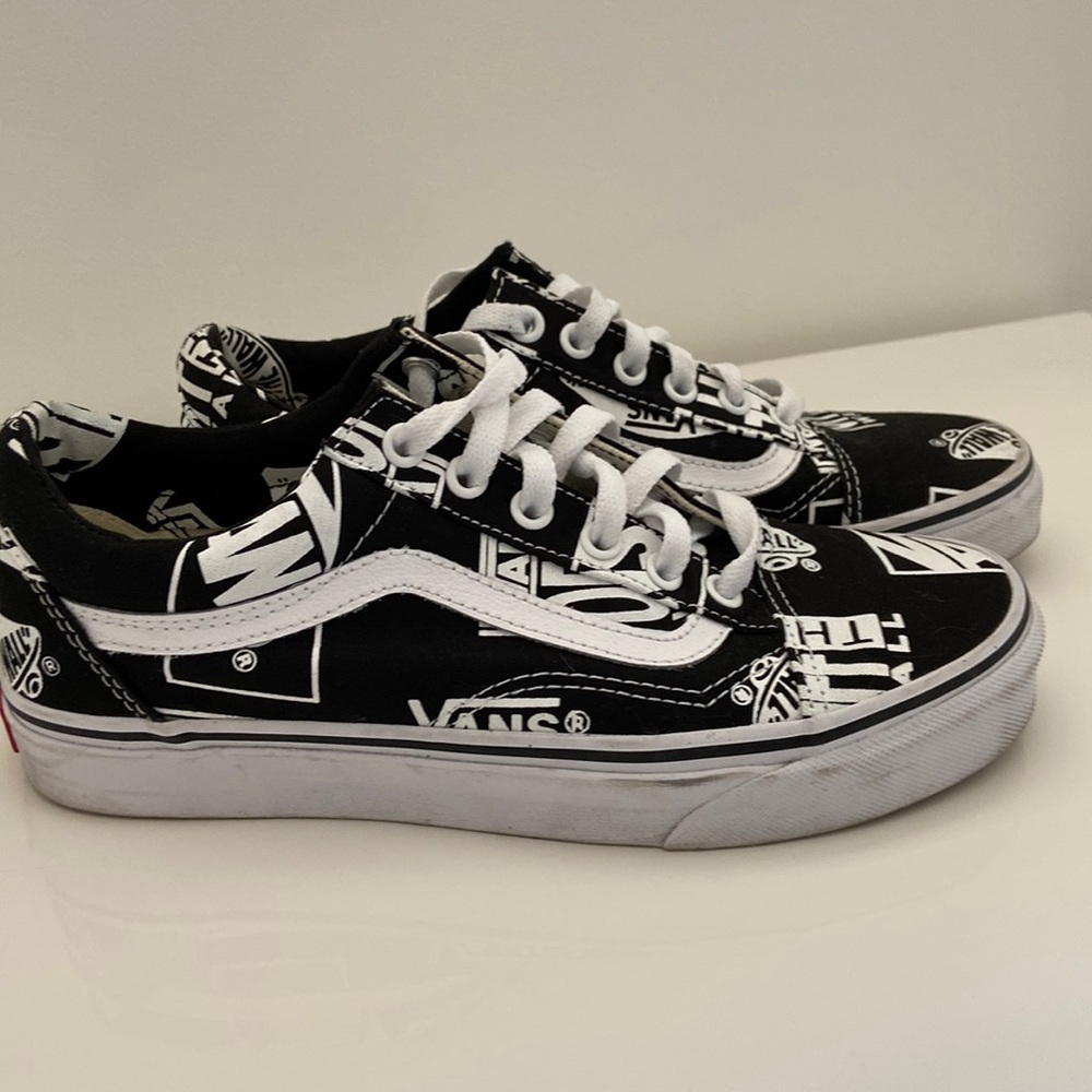 Vans tie up sneakers
